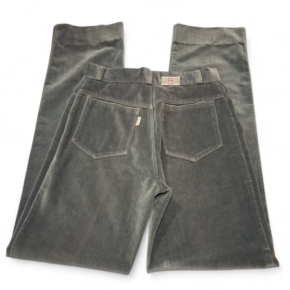 Vintage CG's American 100% Cotton- Velvet Pants Juniors Extra Small